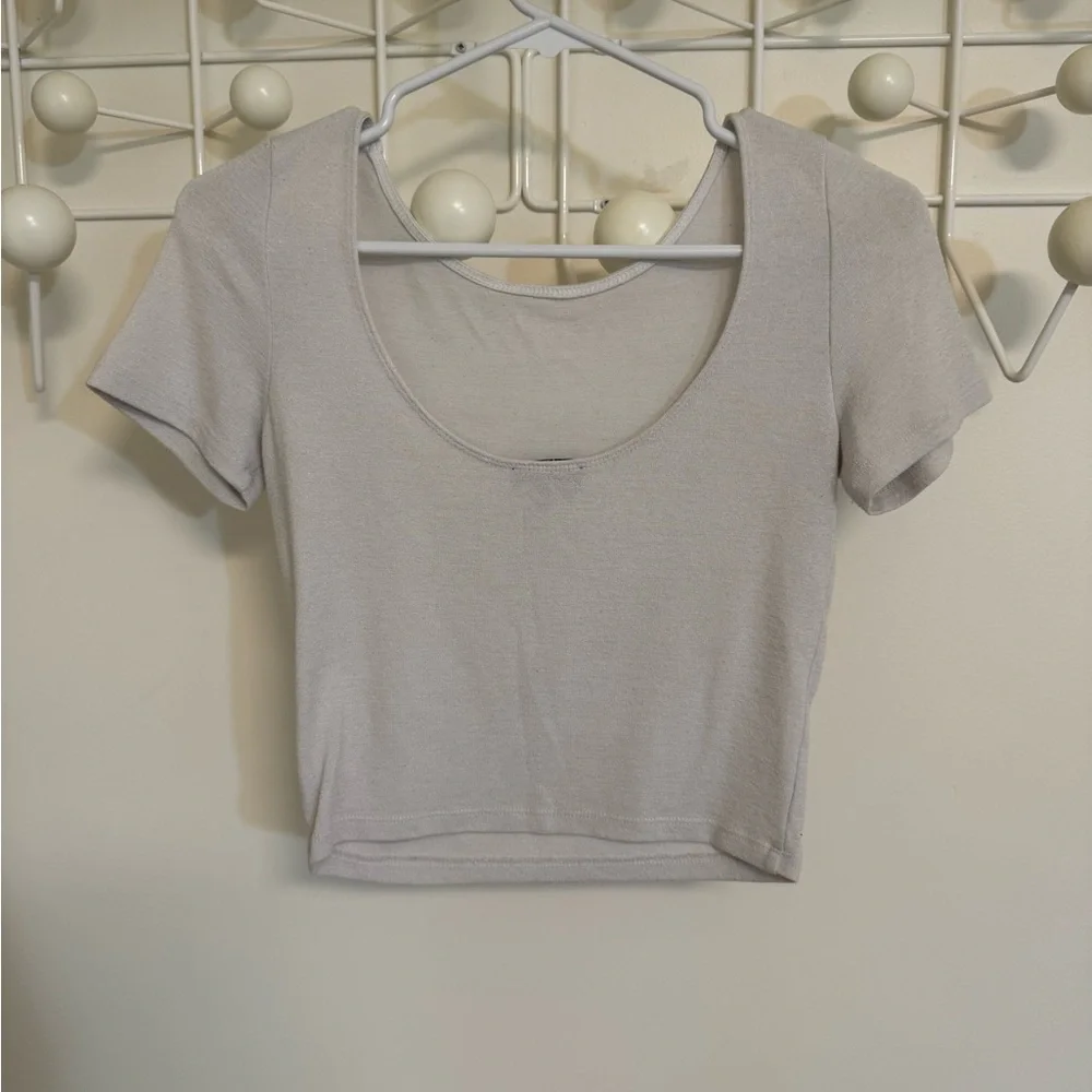 Wilfred White Chic Crop Top - Picture 2 of 2